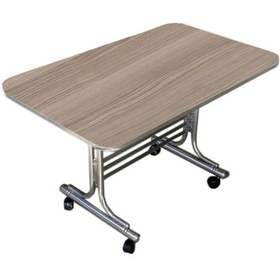 Resim Tekerlekli Orta Sehpa, Tekerlekli Masa 60X100 Cm 