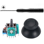 Resim POPKONSOL Ps5 Analog Motor Ve Topuz 1 1 Set Ps5 Tornavida Playstation 5 Kol Tamir Seti Yedek Parça 
