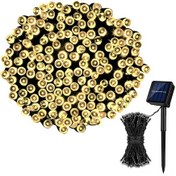 Resim Hfambition 50 Led Güneş Enerjili Bahçe Aydınlatma, 8 Modlu Su Geçirmez Dış Mekan Aydınlatma 9.5m 