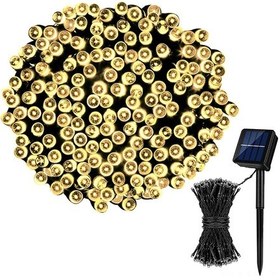 Resim Hfambition 50 Led Güneş Enerjili Bahçe Aydınlatma, 8 Modlu Su Geçirmez Dış Mekan Aydınlatma 9.5m 