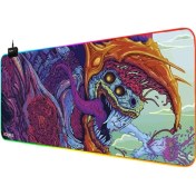 Resim Digipod Rgb Oyuncu Mousepad Rgb Gaming Oyuncu Mouse Pad Kaymaz Taban 70 x 30 