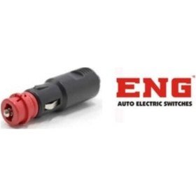 Resim Eng Çakmaklık Priz Fişi Kırmızı Başlık - 060901 