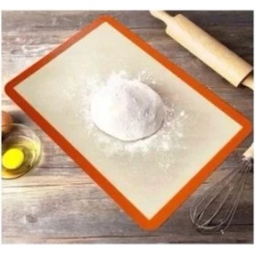 Resim VeraGlobe Buğz Silikon Silpat Yanmaz Yapışmaz Pişirme Matı 