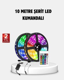 Resim Bfs Rgb Smart Şerit Led Tv Arkası Ve Dekoratif Alanlar İçin Işık Şeridi Çok Renkli 