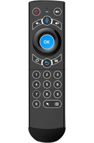 Resim Moveevo 2.4g Rf Kablosuz 25 Tuşlu Sesli Jiroskoplu Kumanda Pil Dahil Değil 