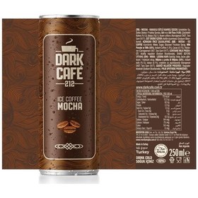 Resim Dark Café 212 Soğuk Kahve Mocha 250 Ml X 12 Adet Hazır 