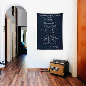 Resim Gullwing Navyblue Duvar Örtüsü - 60 cm x 90 cm 