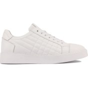 Resim Saillaker’s Sail Lakers - Beyaz Deri Bağcıklı Erkek Sneaker 