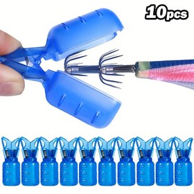Resim 10 adet Mavi Ahtapot saç tokası Kapakları - Dayanıklı PVC Balıkçılık Aksesuarları Metal Kançalarla, Sevgililer Günü, Paskalya, Şükran Günü, Noel, Babalar Günü, Günlük Kullanım İçin İdeal | Dekoratif Balıkçılık Ekipmanları | PVC Balıkçılık Ekipmanları 