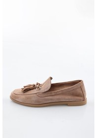 Resim Somon Süet Loafer 34307-Somon 