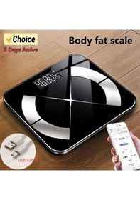 Resim Dancemonkey Lichen Elektronik Terazi Akıllı Bluetooth Tartı İnsan Şarjı Hp 