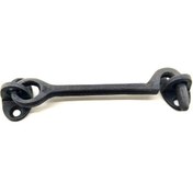 Resim Antika Tarz Dekoratif Pirinç Çengeli - 13cm, Oksit 