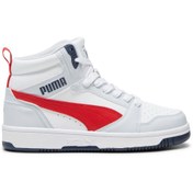 Resim Puma Puma Rebound V6 Mid Jr Kadın Günlük Ayakkabı 39383109 Beyaz 