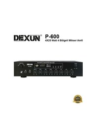 Resim Dexun Pa-600 4X25 Watt 4 Bölgeli Mikser Amfi 