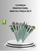 Resim Ronanna Cilt Dostu Profesyonel Makyaj Fırça Seti Pudra ve Fondöten İçin Uygun 