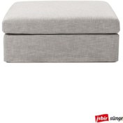 Resim Mode Siesta Pro Kuş Tüyü Puf 19 Gri Keten Kumaş Işbir Sünger Dai 