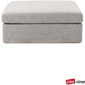 Resim Mode Siesta Pro Kuş Tüyü Puf 19 Gri Keten Kumaş Işbir Sünger Dai 