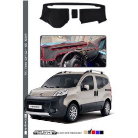 Resim Fiat Fiorino 2007-2024 Arası Modeller Için Oto Torpido Koruyucu - Gri Kenar 