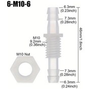 Resim Motion003 5 Adet M6-m10 Pp Vida Somunları - Akvaryum Ve Teras Bağlantıları İçin Dayanıklı 