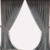 Resim Premier Home Sedef Süet Fon Perde Gri 170x270 cm 
