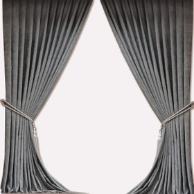 Resim Premier Home Sedef Süet Fon Perde Gri 170x270 cm 