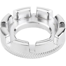 Resim Tenfowee 8 Boyutlu Demir Anahtar Takımı - Pratik Tamir Aleti, Gümüş Renk, 49g Hafif 