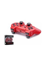 Resim Oyun Kolu Gamepad Kablosuz Ps3 Buletooth Kırmızı Hadron Hd-306 