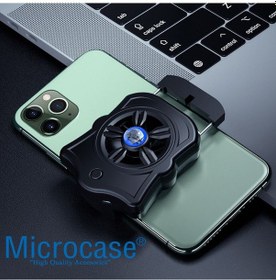 Resim Microcase Siyah Cep Telefonu Soğutucu Fan 500 Mah Pil 400 Rpm Al2523 