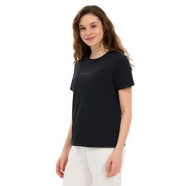 Resim Skechers W Essential Crewneck Kadın T-Shirt Siyah 