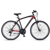 Resim Ümit ÜMİT 2863 MAGNETIC ERKEK ŞEHİR BİSİKLETİ 460H V 28 JANT 21 VİTES SİYAH KIRMIZI 