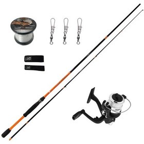 Resim Avlivari Tam Takım Hobi Kıyı Lrf Olta Seti Simple 200 - Bauer Akira 220cm 4-18 Gr-9426 