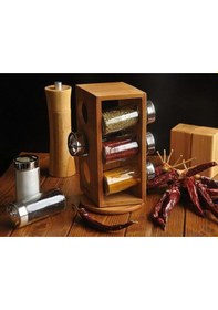 Resim Bambum Tina 6'lı Dönen Baharatlık B2250 Diğer 