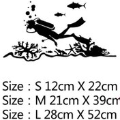 Resim N455-boyut M-3-yansıtıcı Lazer-moda Mızrak Balıkçılık Dalış Zıpkın lar Ussr Eğlenceli Vinil Araba-şekillendirici 