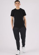 Resim han collection Üstü Siyah Tişörtlü Unisex 5-16 Yaş Eşofman Takımı 
