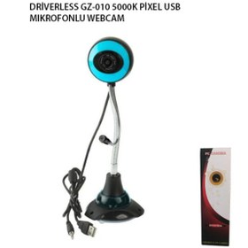 Resim AyrStore DRİVERLESS GZ-010 5000K PİXEL USB MIKROFONLU WEBCAM 