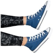 Resim Unisex Keten Spor Ayakkabı Kot Mavi 