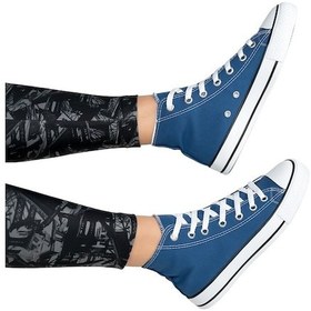 Resim Unisex Keten Spor Ayakkabı Kot Mavi 