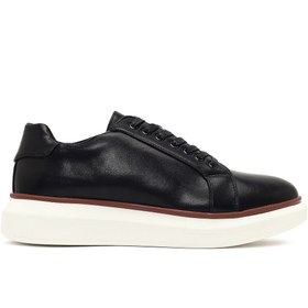 Resim Derimod Erkek Siyah Bağcıklı Kalın Tabanlı Sneaker 25WFD6947PV 