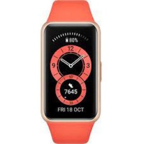 Resim Huawei Band 6 Akıllı Saat - Spor ve Aktivite Amber Sunrise Turuncu ( Huawei Türkiye Garantili ) 