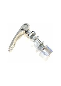 Resim Bisiklet Sele Mandalı Vidası Alüminyum Levye Kolu Gri 