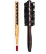 Resim Epilons Liva 408& 690 Profesyonel Yanmaz Set Topuz Saç Fırçası-2'li 