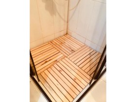 Resim KZY Ahşap Duş Izgarası 100X100 