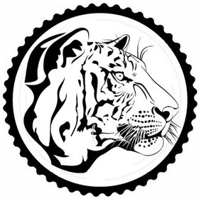 Resim Kaplan Tasarım 4.model Sticker 30 X 30 Cm 