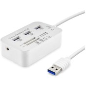 Resim Usb3.0 Hub Combo 3 Usb3.0 + Ms + Sd + M2 + Tf 20cm Beyaz Hdx7028 