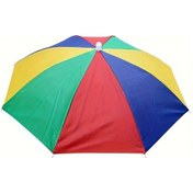 Resim Fochsia 27.17 İnç Kırmızı Katlanır Şapka Şemsiyesi Güneş Ve Rüzgar Koruma Outdoor Aksesuar 