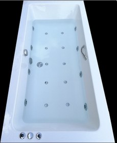Resim Alika 190 x 90 CM Jakuzi Küvet Hidromasaj Sistem-2 8+10 Jet 