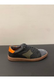 Resim LUCIANO BELLINI Erkek Hakiki Deri Sneaker 
