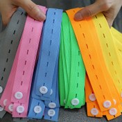 Resim 50 Adet Ayarlanabilir Elastik Kayışlar Düğmelerle - Dayanıklı Polyester, Giysi Düzenleme, Bagaj Alan Tasarrufu & Çarşaf Yönetimi İçin Mükemmel 