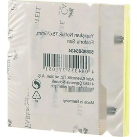 Resim Fosforlu Sarı Yapışkan Notluk, 75x75mm, 80'li Paket 124-Pembe 