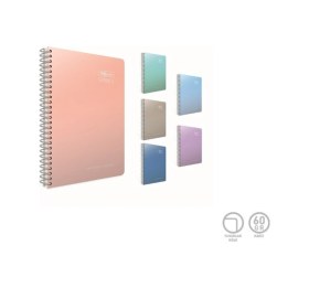 Resim Thebook Spirals Spiralli Sert Kapak Not Defteri 17x24cm 140 Yaprak Çizgili 2 Li Paket 5518 